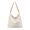 Canvas Zipper Pocket Crossbody Shoulder Bag