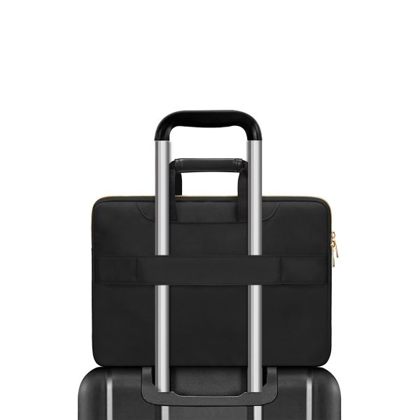 Oxford Waterproof Laptop Shoulder Bag w/ luggage strap