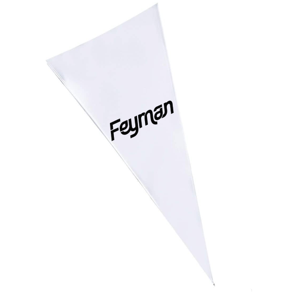 100PCS Clear Cone Shaped Plastic Treat Bags