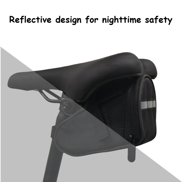 Bicycle Reflective Strap Saddle Bag