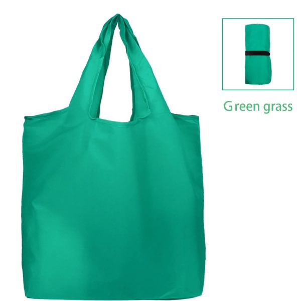 Reusable Polyester Shopping Tote Bag w/ Handle