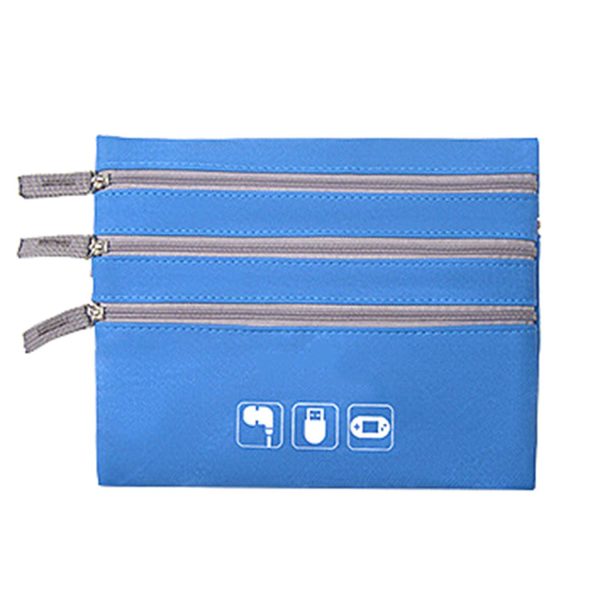 Mini Waterproof PU Leather Travel Storage Pouch