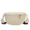 Adjustable Strap PU Leather Crossbody Bag