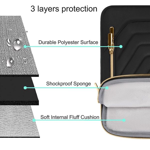 Oxford Waterproof Laptop Shoulder Bag w/ luggage strap