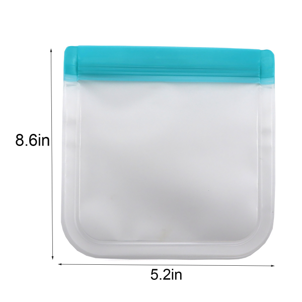Resealable PEVA Frosted Storage Bag