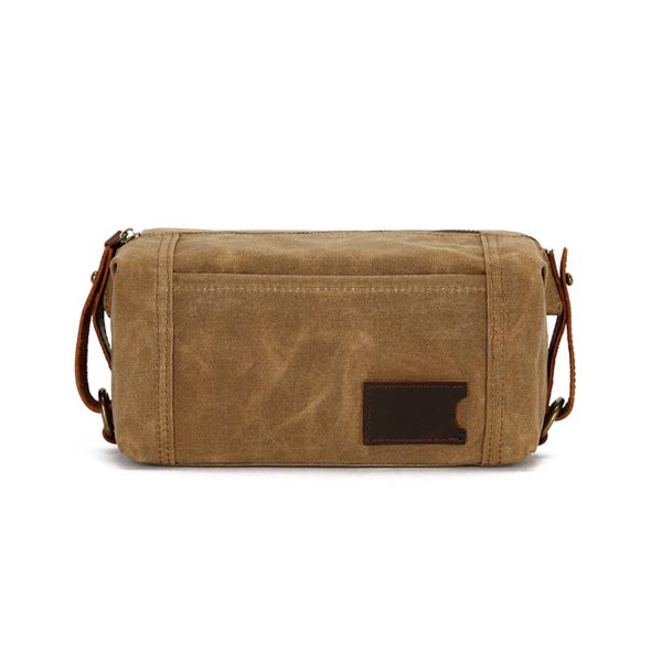 Waterproof Waxed Canvas Toiletry Bag