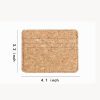 Eco-Friendly Cork Wallet Safety Card Sleeve