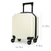 18" Kids ABS Waterproof Universal Wheel Suitcase