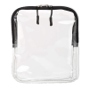 PVC Waterproof Clear Double Zipper Cosmetic Bag