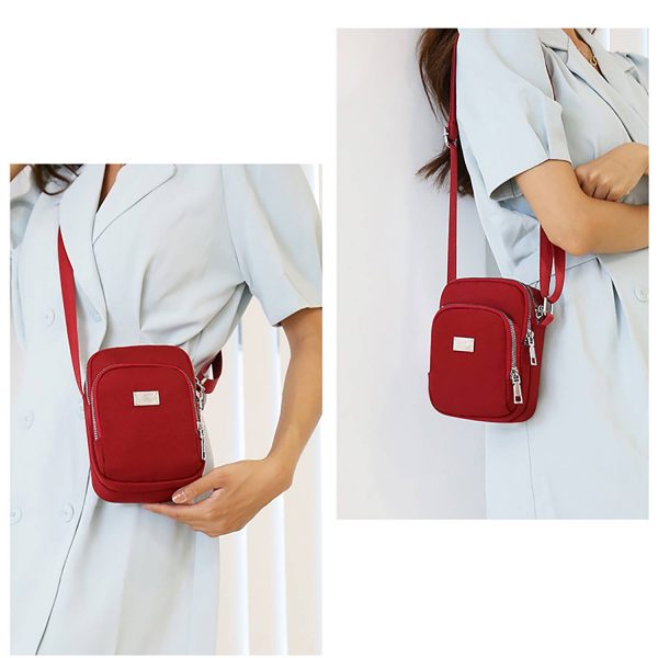 Mini Waterproof Oxford Crossbody Phone Bag
