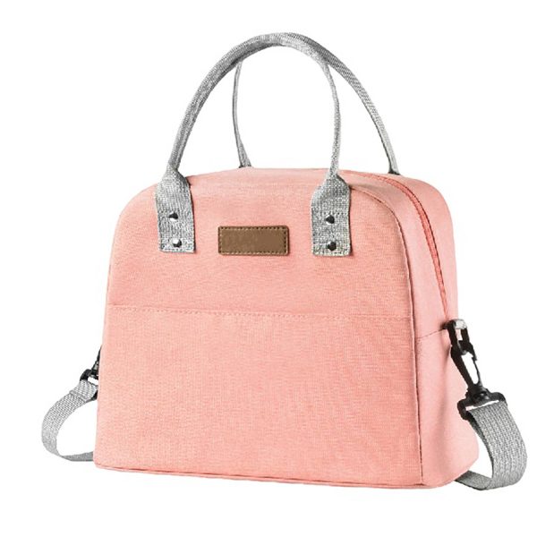 Oxford Insulated Lunch Crossbody Tote Bag