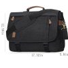 17 Inch Waterproof Canvas Laptop Crossbody Bag