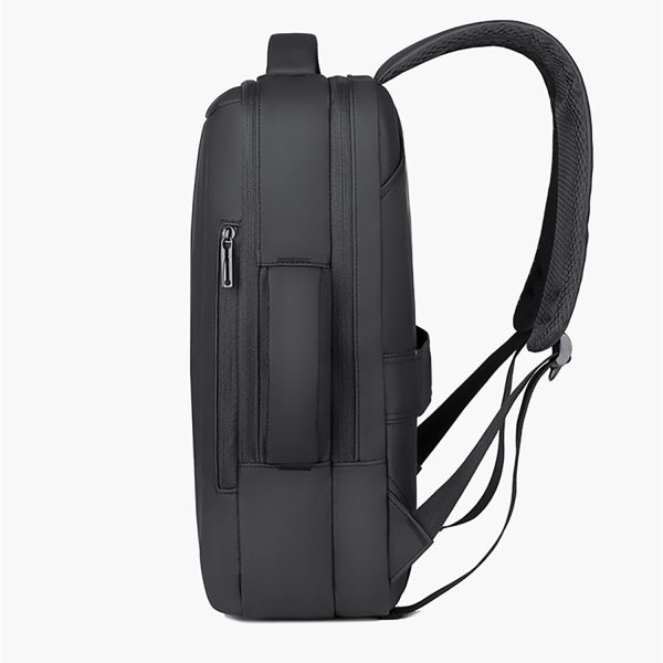 Waterproof Polyester Travel Backpack w/ USB Charging Port