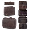 3 in 1 Waterproof PU Leather Travel Toiletry Bag