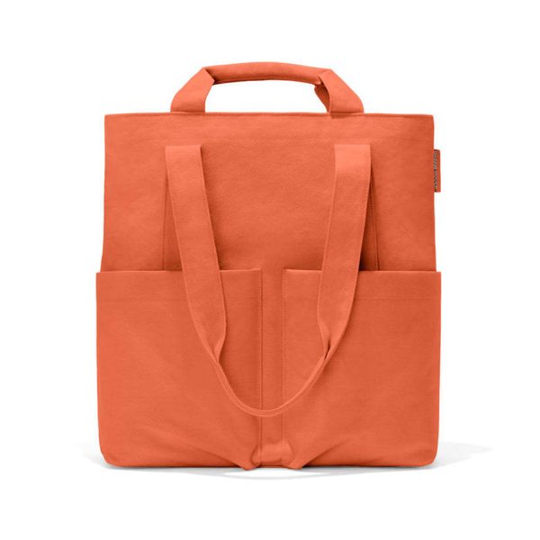 Open Top Multi-pockets Canvas Tote Bag
