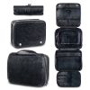 3 in 1 Waterproof PU Leather Travel Toiletry Bag