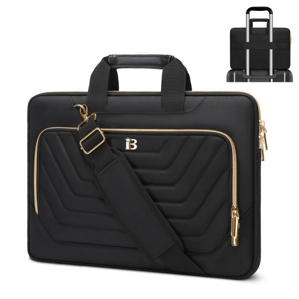 Oxford Waterproof Laptop Shoulder Bag w/ luggage strap