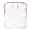 PVC Waterproof Clear Double Zipper Cosmetic Bag