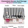 15.6" Waterproof PU leather Laptop Bag Briefcase