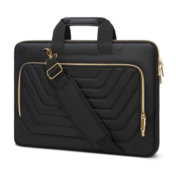 Oxford Waterproof Laptop Shoulder Bag w/ luggage strap