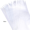 100PCS Clear Cone Shaped Plastic Treat Bags