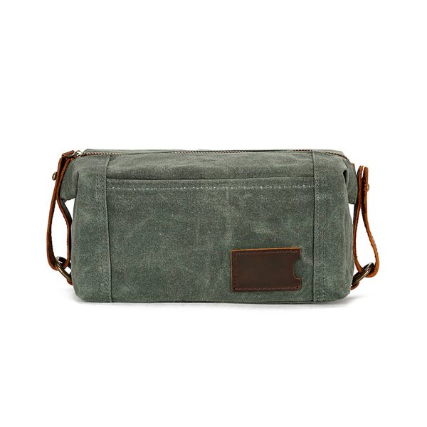 Waterproof Waxed Canvas Toiletry Bag