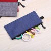 A6 Oxford Zipper Waterproof File Bag