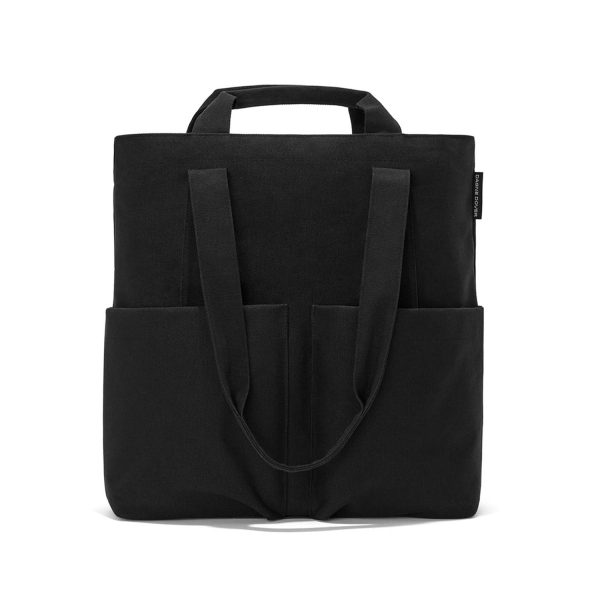 Open Top Multi-pockets Canvas Tote Bag