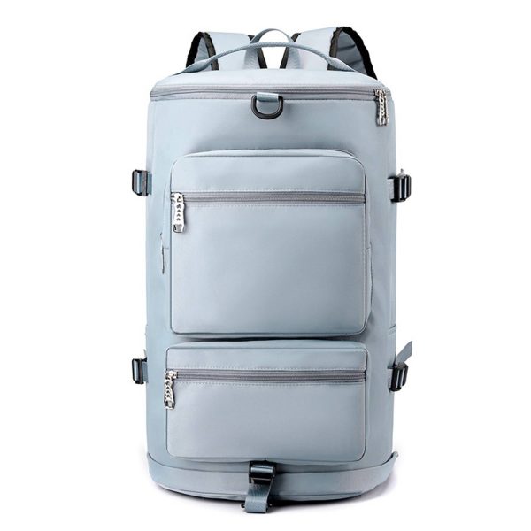 Waterproof Dry Wet Separation Nylon Duffel Backpack