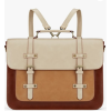 Large Capacity PU Leather Laptop Bag Backpack