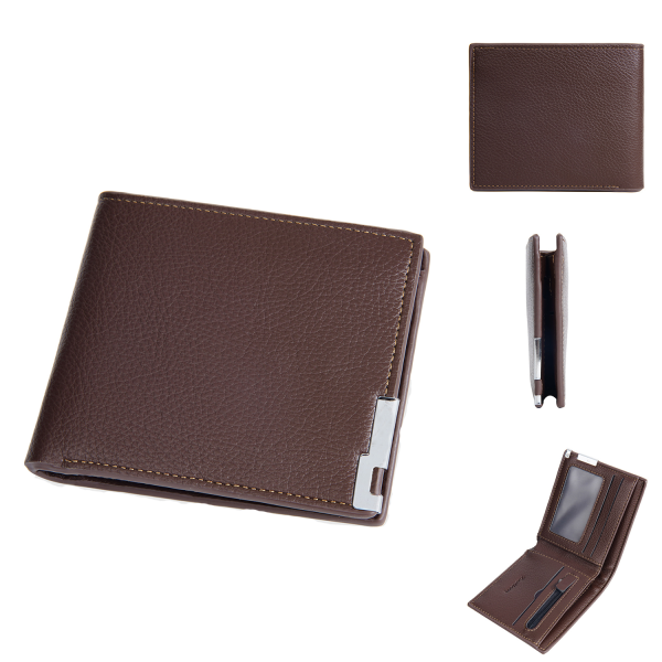PU Leather Bifold Wallet Card Holder