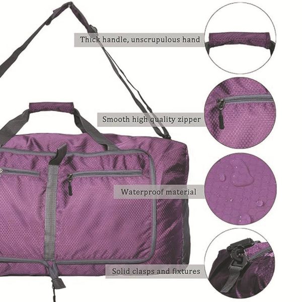 Foldable Large Capacity Polyester Duffle Bag