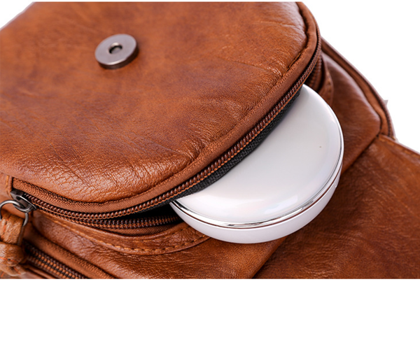 Women Genuine Leather Backpack Purse Travel Handbag College