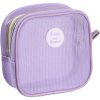 Mini Mesh Clear Zippered Toiletry Bag