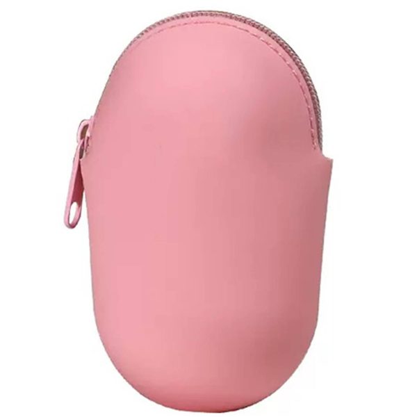 Waterproof Egg Shaped Silicone Mini Coin Purse