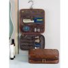 3 in 1 Waterproof PU Leather Travel Toiletry Bag