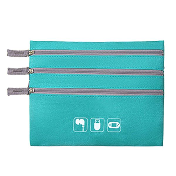 Mini Waterproof PU Leather Travel Storage Pouch