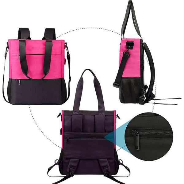 Convertible Women Laptop Water Resistant Casual Backpack