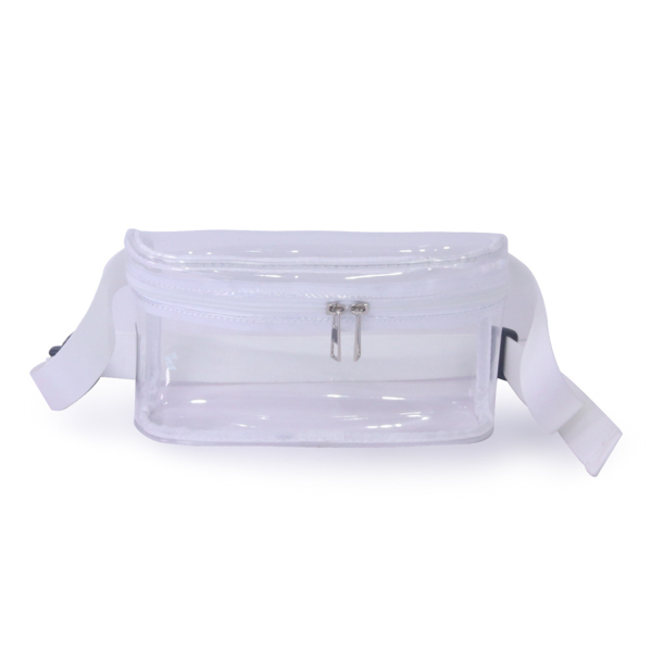 Holographic PVC Clear Waterproof Double Zipper Bag