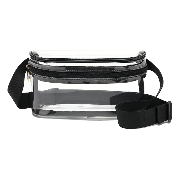 Holographic PVC Clear Waterproof Double Zipper Bag