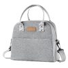 Oxford Insulated Lunch Crossbody Tote Bag