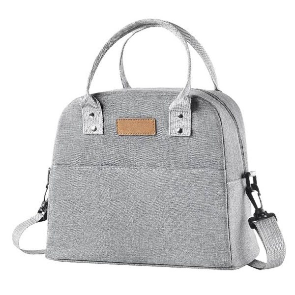 Oxford Insulated Lunch Crossbody Tote Bag