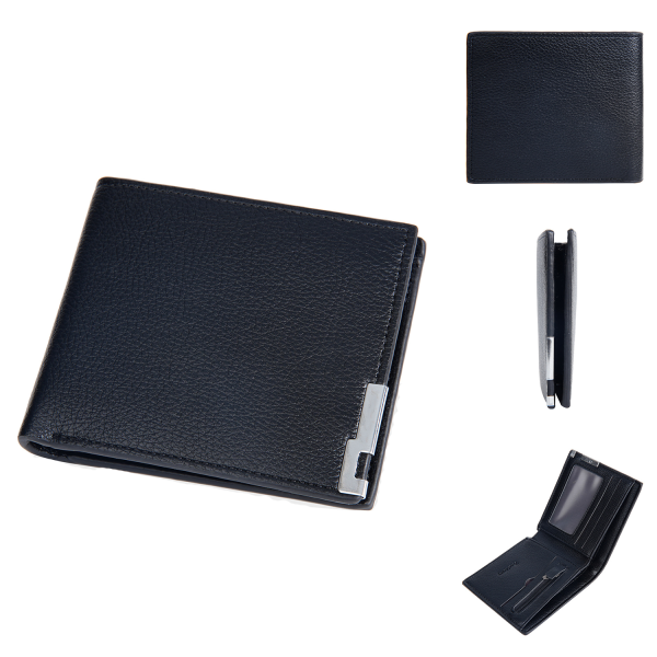 PU Leather Bifold Wallet Card Holder