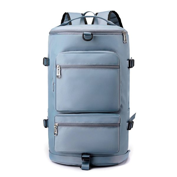 Waterproof Dry Wet Separation Nylon Duffel Backpack