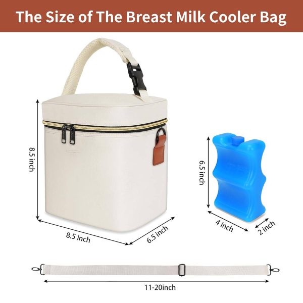 15L Oxford Insulated Breastmilk Cooler Bag