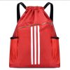 Large Capacity Polyester Drawstring Gym Backpack