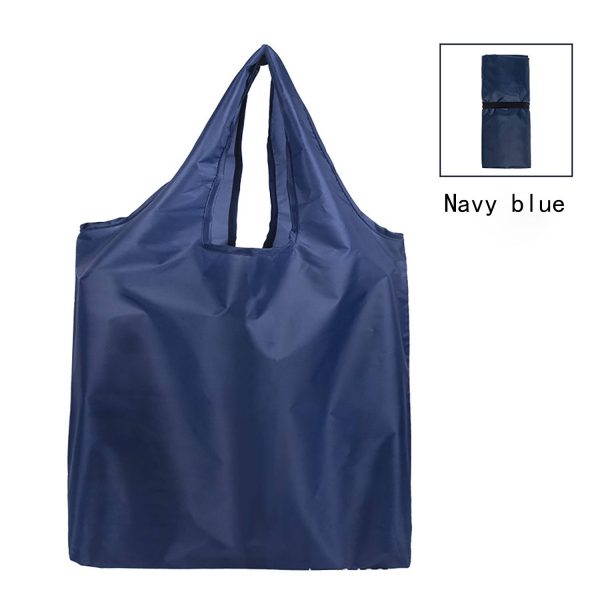 Reusable Polyester Shopping Tote Bag w/ Handle
