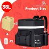 36L Waterproof Oxford Insulated Food Delivery Backpack