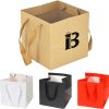 Square Gift Shopping Paper Bag w/ Handles