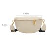 Adjustable Strap PU Leather Crossbody Bag